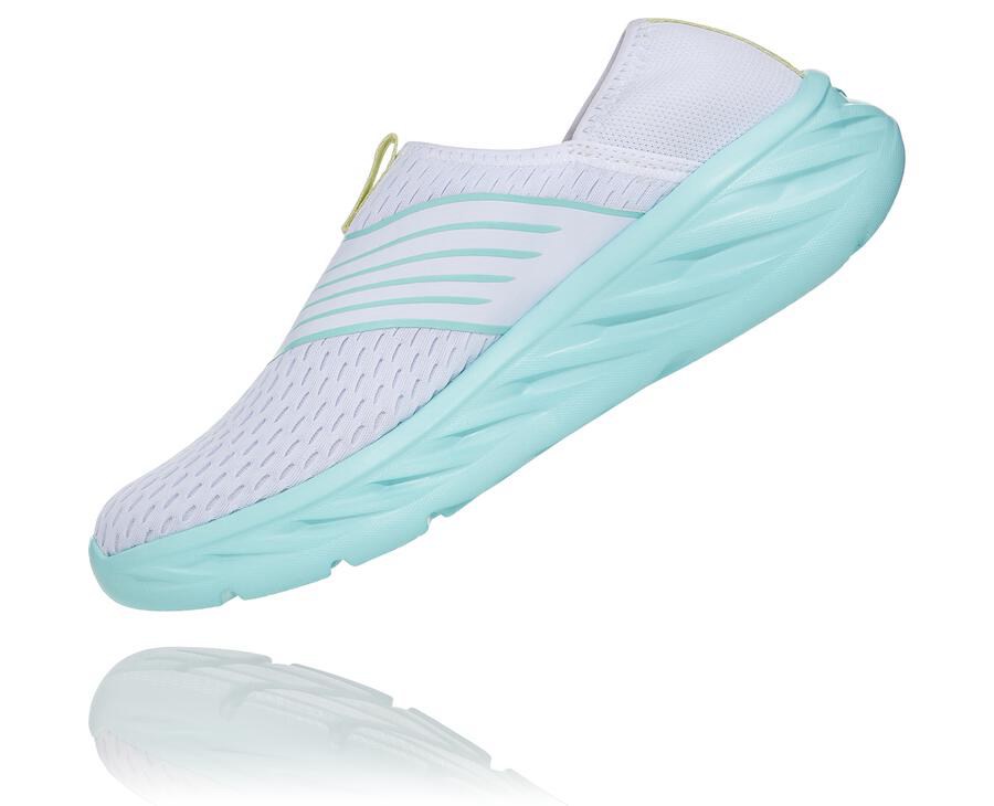 Hoka One One Sandaler Dame - Ora Porno - Hvide/Blå - 531249LFG